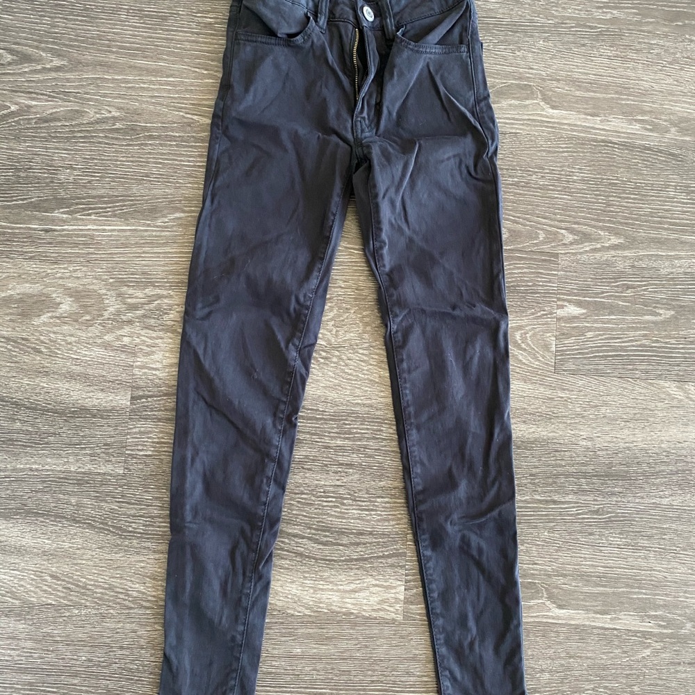 Worn once: AE black jeans